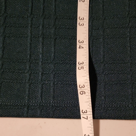 NWT Enfocus Studio Green Ribbed Sheath Midi Dress - Picture 10 of 10